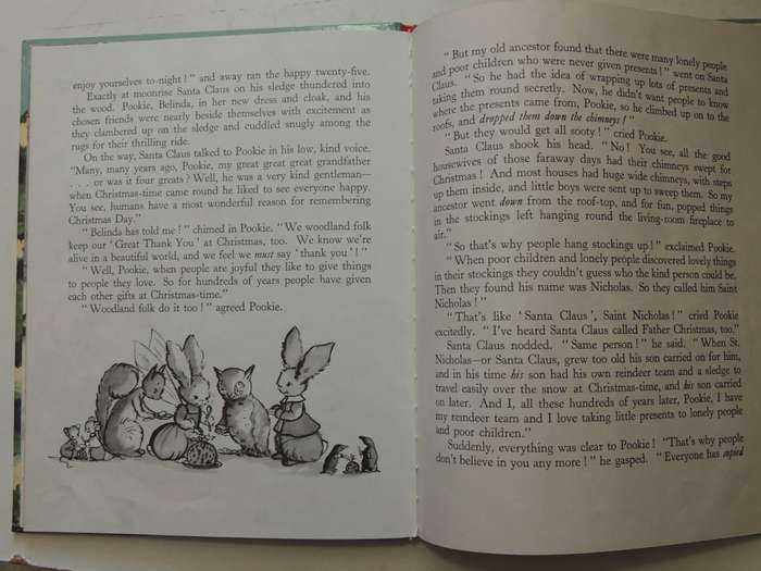 Pookie Believes In Santa Claus  - Ivy L. Wallace    (circa 1960)