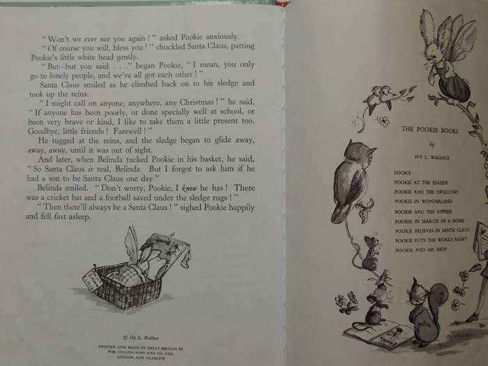 Pookie Believes In Santa Claus  - Ivy L. Wallace    (circa 1960)
