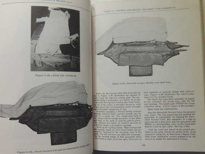 Parachute Rigger 3 & 2 Bureau Of Naval Personnel