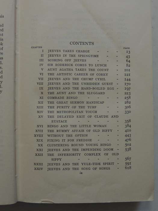 Jeeves Omnibus  - P.G. Wodehouse   1st Edition 1931