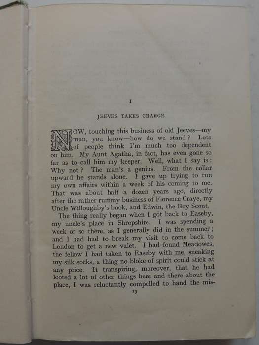 Jeeves Omnibus  - P.G. Wodehouse   1st Edition 1931