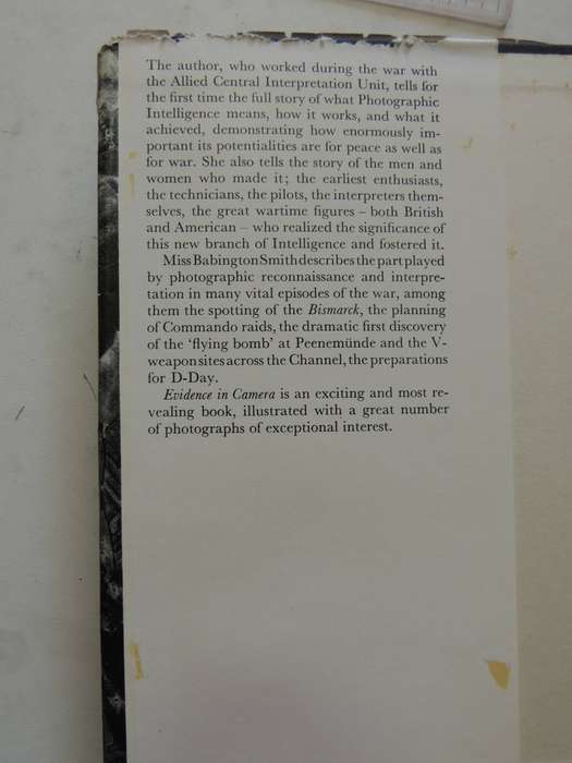 Evidence in camera: The story of photographic intelligence in World War II  Constance Babington Smit