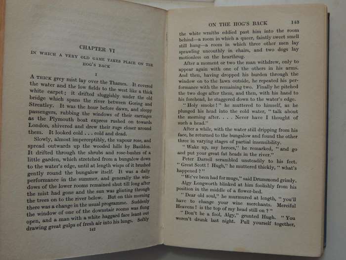Bull-Dog Drummond  -  "Sapper" Cyril McNeile     1st Edition 1920
