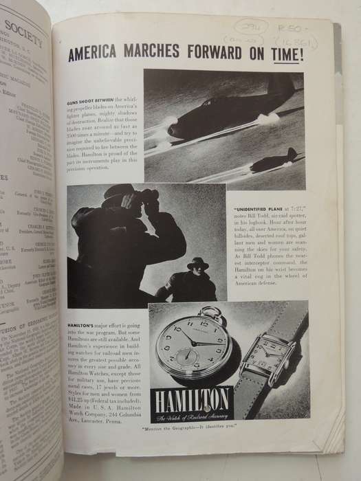 National Geographic Volume LXXXI Number Four, April 1942    AS IS