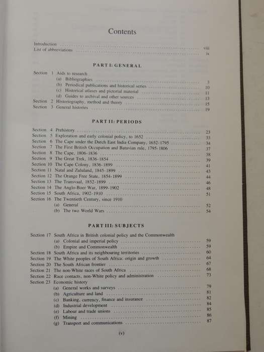 Supplement to a Select Bibliography of South African History: A Guide for Historical Researched C.F