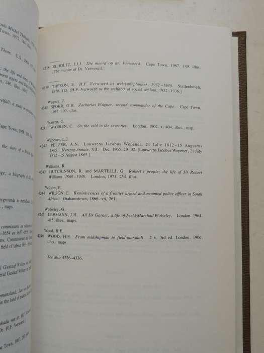 Supplement to a Select Bibliography of South African History: A Guide for Historical Researched C.F