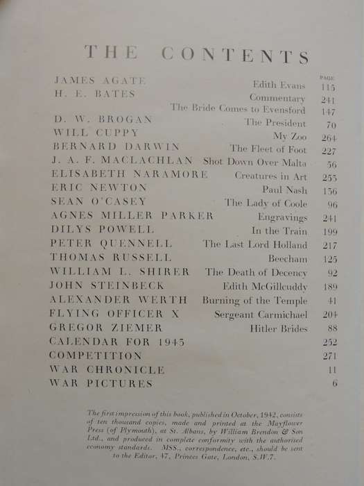 The 1943 Saturday Book - ed Leonard Russell