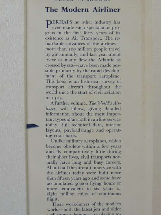 The Modern Airliner - Peter W. Brooks