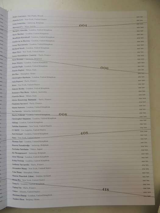 Pattern: 100 Fashion Designers, 10 Curators  2013 Tavi Gevinson, Heather Sproat, Tim Lim, Imran Amed