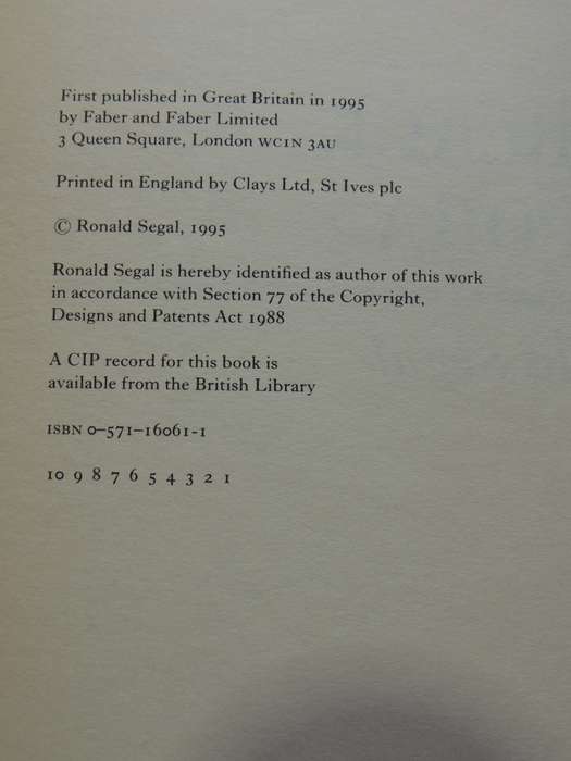 The Black Diaspora - Ronald Segal
