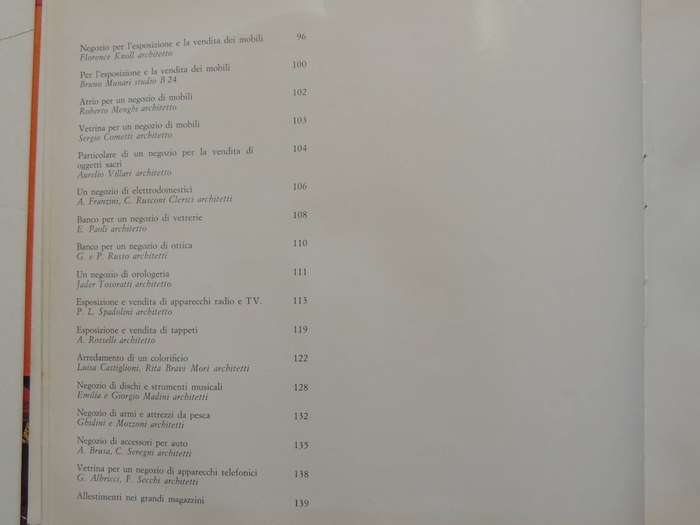 Negozi ModerniMAGNANI, Franco [a cura di], Published by Gorlich Editore, 1965