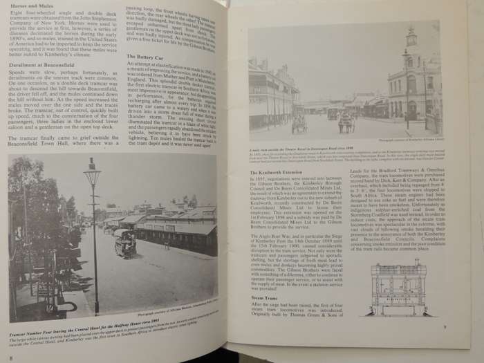 Kimberley Tramways: A history of Kimberley's Tramways 1887-1985- Richard Sabatini