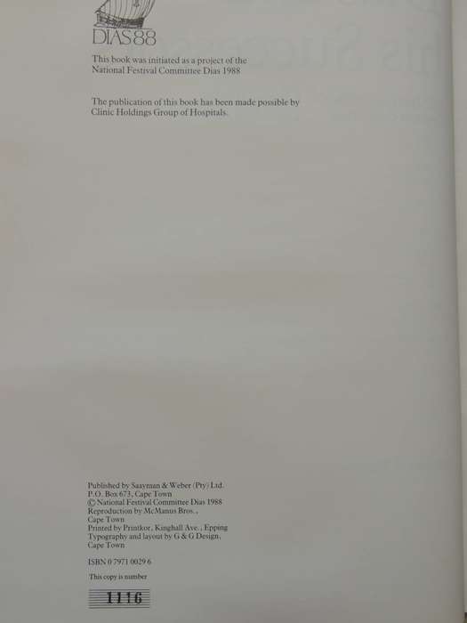 Dias And His Successors - ed Eric Axelson     Limited Edition 1116 Of An Unspecified Number
