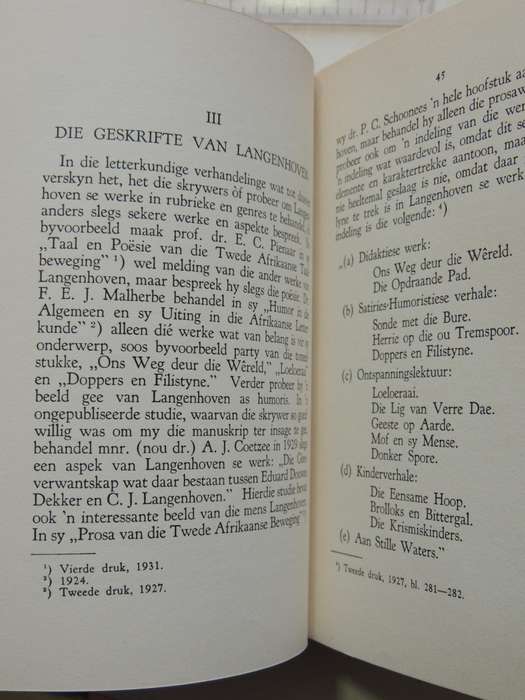 Die Mens Langenhoven -  M.P.O. Burgers