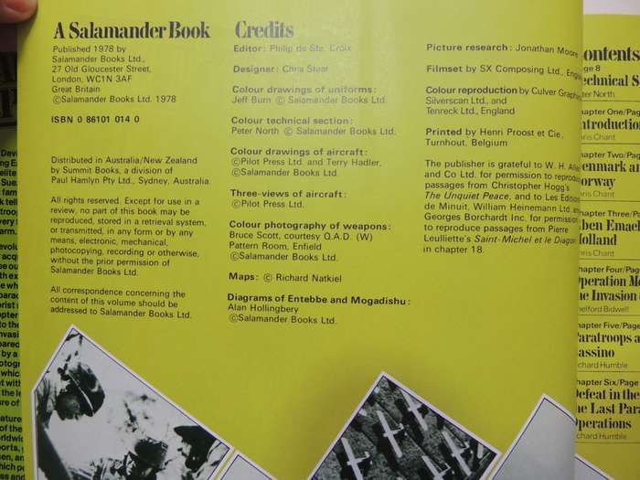 Airborne Operations, An Illustrated Encyclopedia of the Great Battles of Airborne Forces