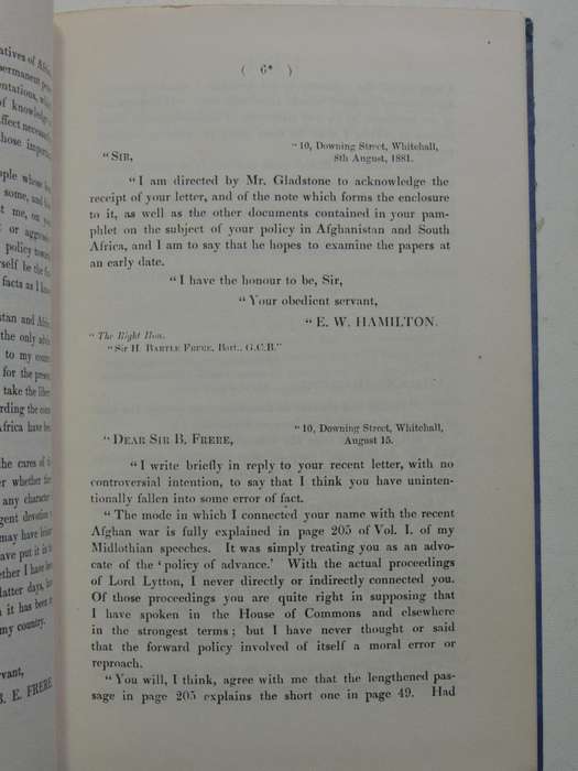 Afghanistan And South Africa: A Letter To The Right Hon. W.E. Gladstone, M.P. Regarding Portions Of