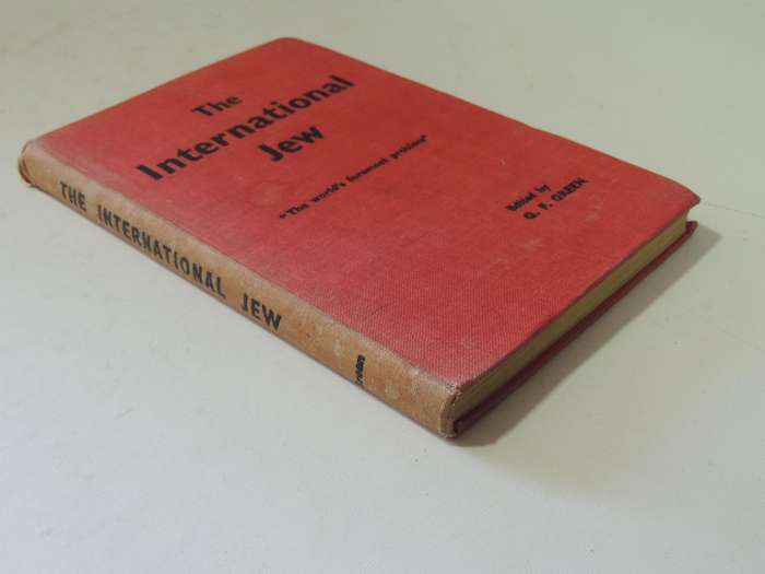 The International Jew (Henry Ford) - ed G.F. Green    Scarce  1949
