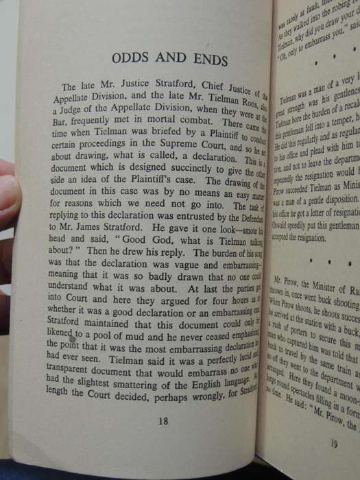 In My AnecdotageH.H. Morris, Q.C.  Scrce