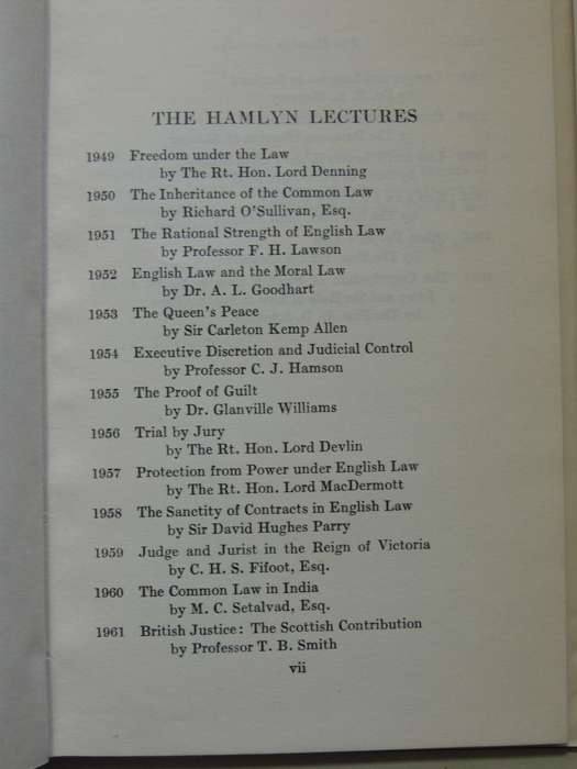 The Contribution of English Law to South African Law, and the Rule Law in South Africa OD Schreiner