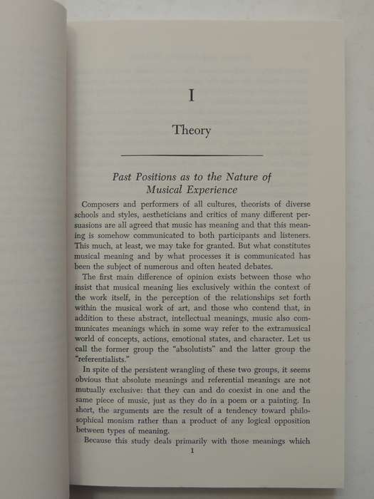 Emotion And Meaning In Music - Leonard B. Meyer