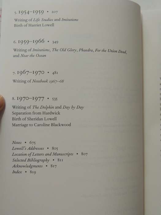 The Letters Of Robert Lowell- ed Saskia Hamilton