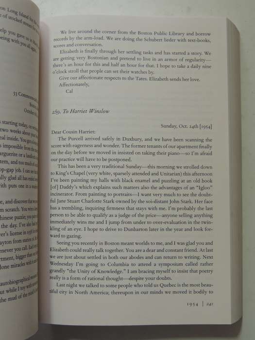 The Letters Of Robert Lowell- ed Saskia Hamilton