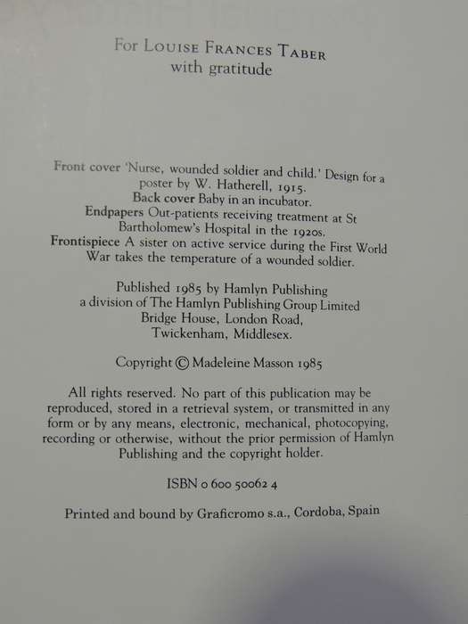 A Pictorial History Of Nursing - Madeleine Masson