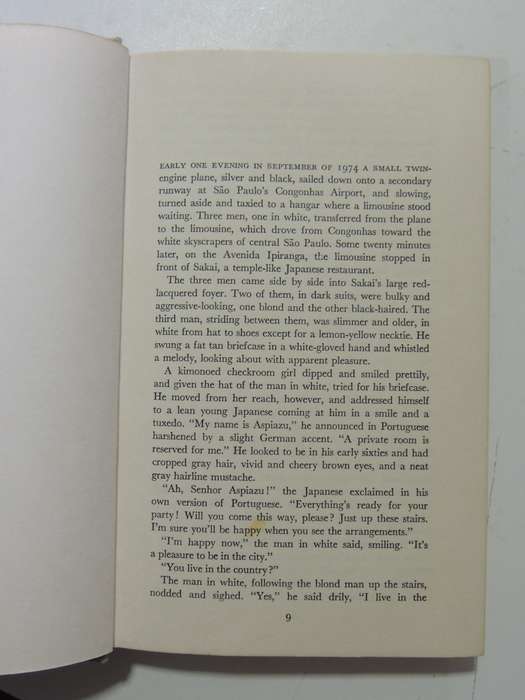 The Boys From Brazil (1st Edition) - Ira Levin  1976