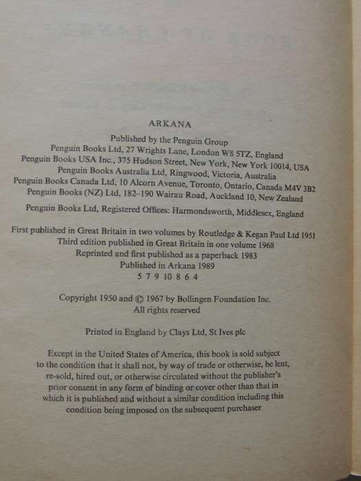 I Ching Or Book Of Changes- Richard Wilhelm