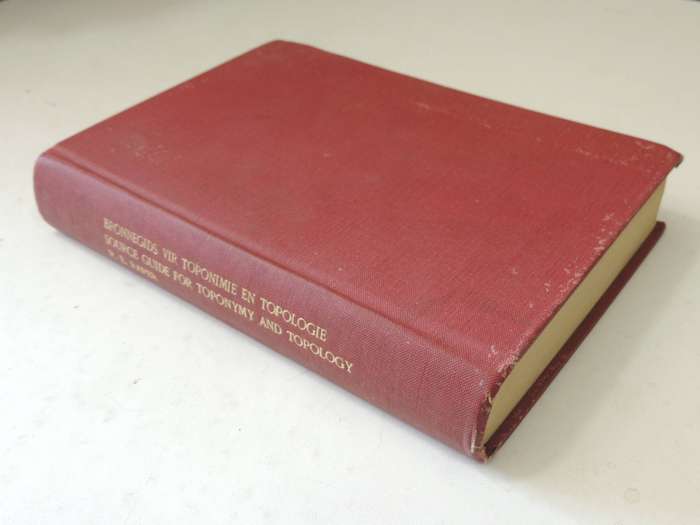 Bronnegids Vir Toponimie En Topologie Source Guide For Toponymy And Topology (Limited Edition 125/25