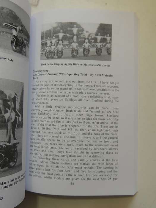 Motoring Memories Of The British South Africa Police - Peter Huson & Barry Woan  SIGNED  2nd Ed.