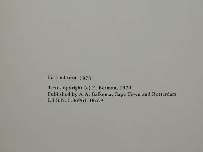 The Story of South African Painting  - Esme Berman   First Edition  1975