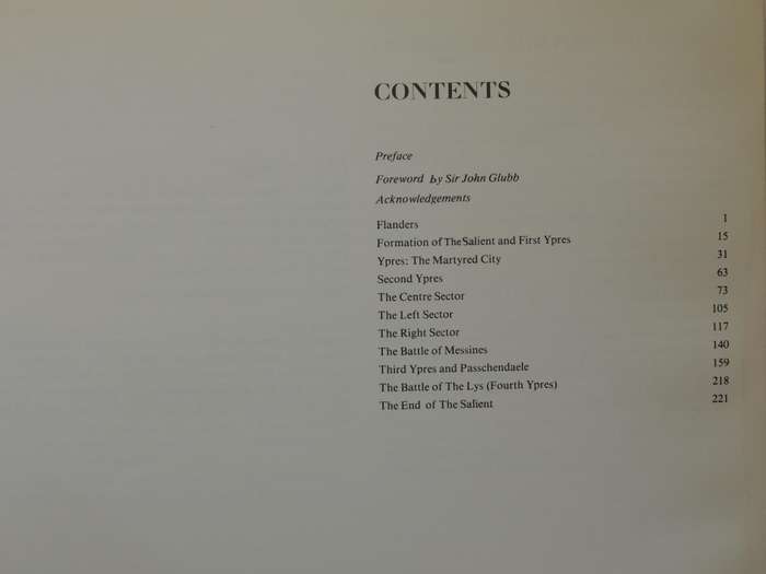 The Ypres Salient: Flanders Then And Now - John Giles   Inscribed