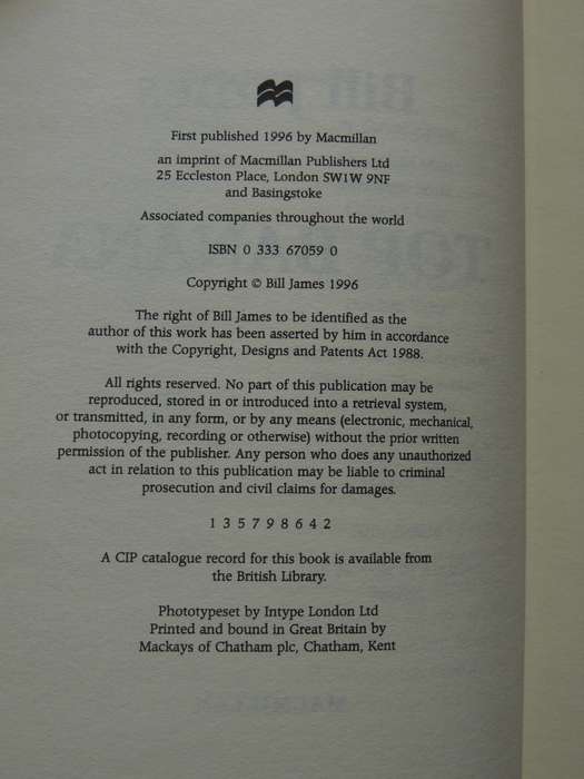 Top Banana - Bill James   (1st Edition) 1996