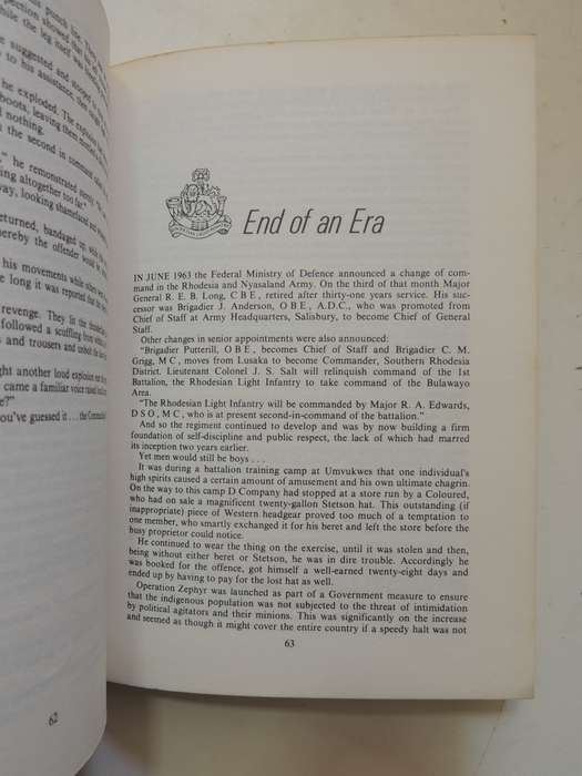 The Incredibles - The Story Of The 1st Battalion, The Rhodesian Light Infantry - Geoffrey Bond