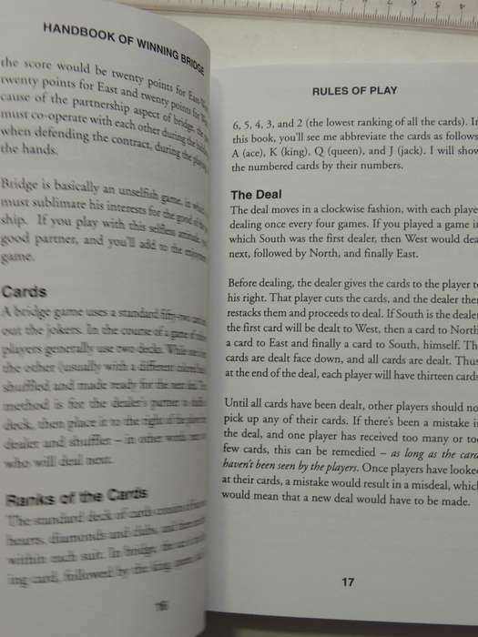Handbook Of Winning Bridge- Edwin Silberstang