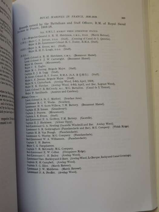 Britain's Sea Soldiers: A Record Of The Royal Marines During The War 1914-..Reproduction  H Blumberg