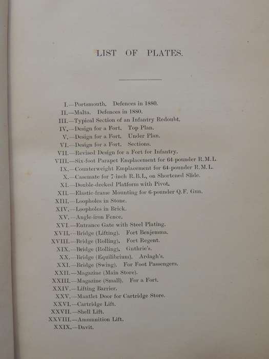 Royal Engineers Institute: Permanent Fortification For English Engineers 1890  JF Lewis RE