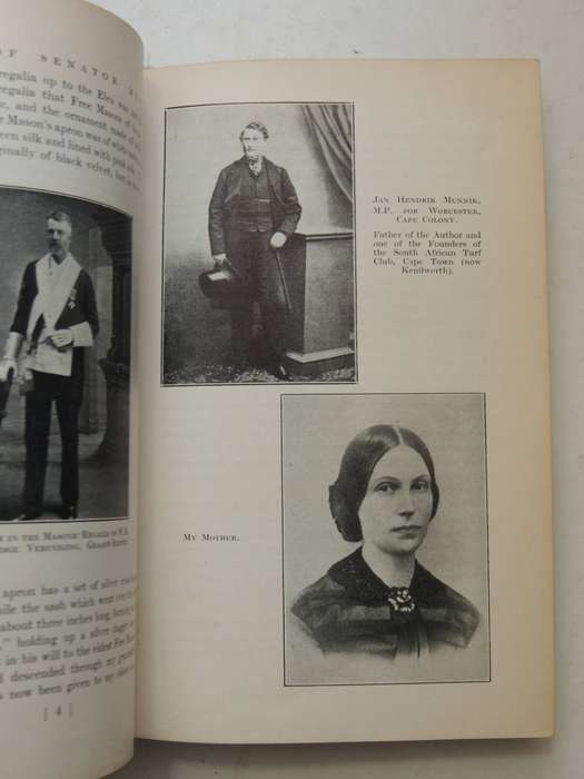 Memoirs Of Senator   -  The Hon. G.G. MunnikCirca  1934