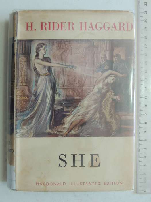 She - H. Rider Haggard     (Macdonald Illustrated Edition)