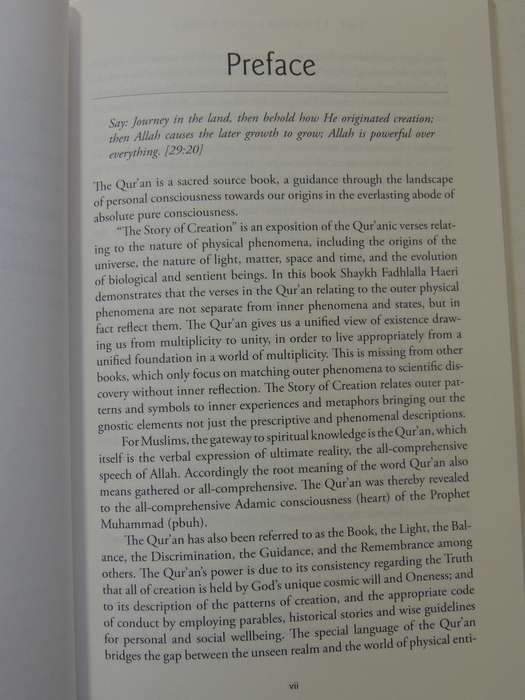 The Story Of Creation In The Qur'an: A Sufi Interptretation - Shaykh Fadhlalla Haeri