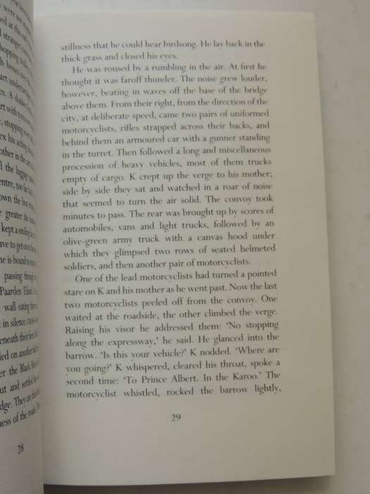 Life & Times Of Michael K  -  J.M. Coetzee   1st Edition 1983