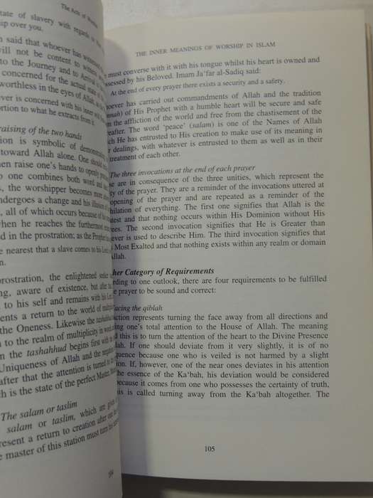 The Inner Meanings Of Worship In Islam: Personal Selection Of Guidance......- Shaykh Fadhlalla Haeri