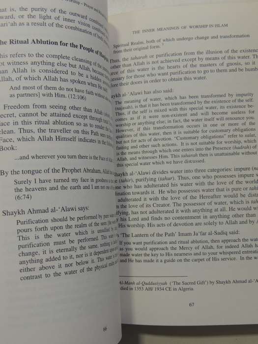 The Inner Meanings Of Worship In Islam: Personal Selection Of Guidance......- Shaykh Fadhlalla Haeri