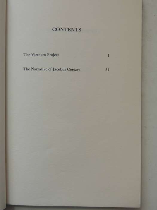 Dusklands - J.M. Coetzee     (1st P/B edition 1982)