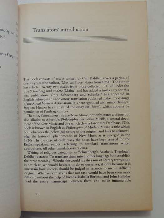 Schoenberg And The New Music - Carl Dahlhaus9780521337830
