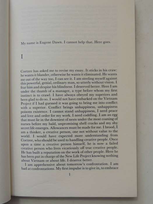 Dusklands - J.M. Coetzee     (1st P/B edition 1982)