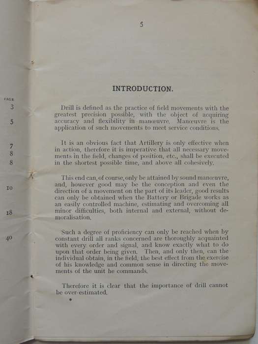 Handbook On Battery Drill For Royal Field Artillery - RC Mason R.F.A. (TF) Revised By A Hunt