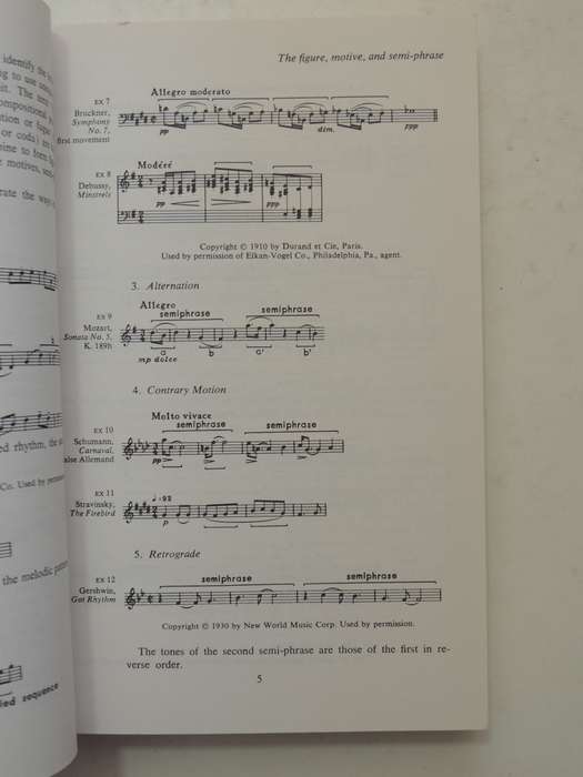 Structure And Style: The Study And Analysis Of Musical Forms - Leon Stein