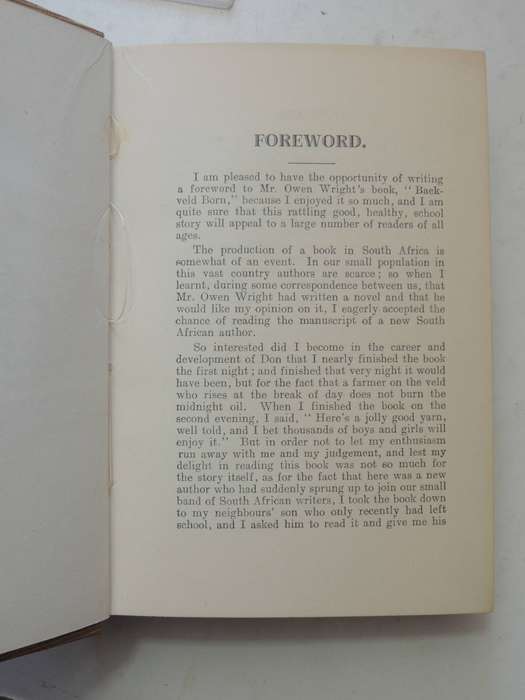 Backveld Born - E. Owen Wright